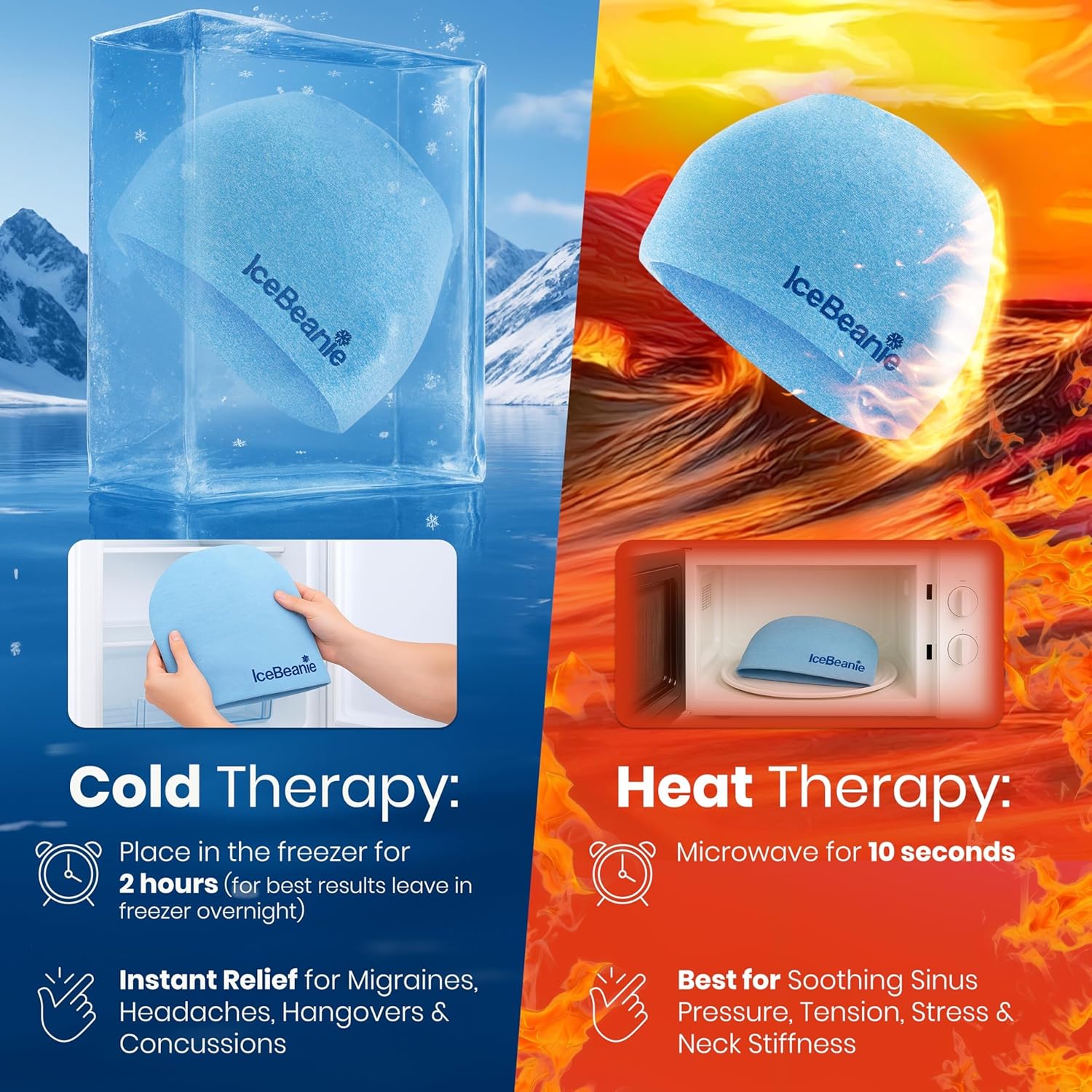 Gorro Frío Alivio Migrañas