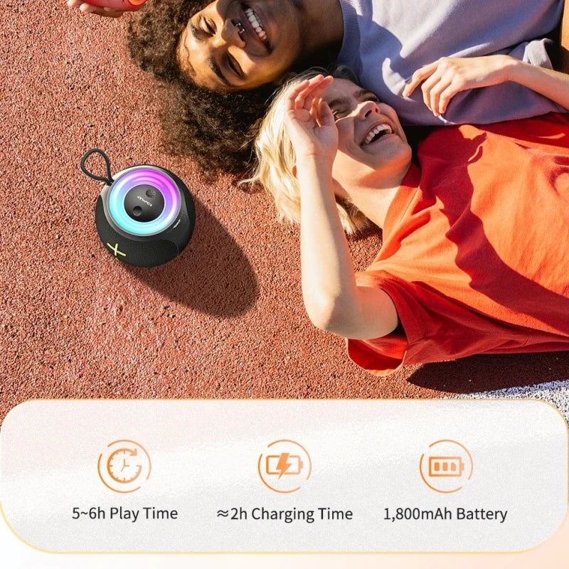 Altavoz Portátil con Luces LED