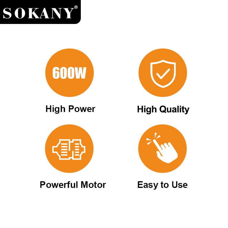 Batidora de mano 2 en 1 Sokany